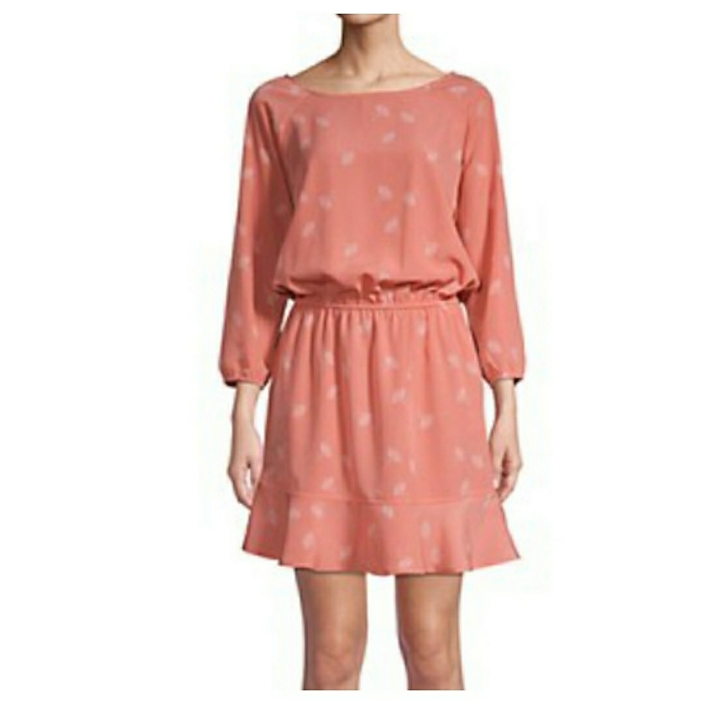 JOIE Arryn B Printed Voile Mini Dress